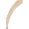 Ekena Millwork 5 1/2"W x 16"D x 28"H Thorton Smooth Knee Brace, Douglas Fir BRC06X16X28THR00SDF - alternate 2
